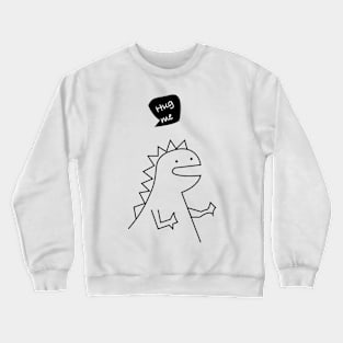 Cartoon Dinosaur Crewneck Sweatshirt